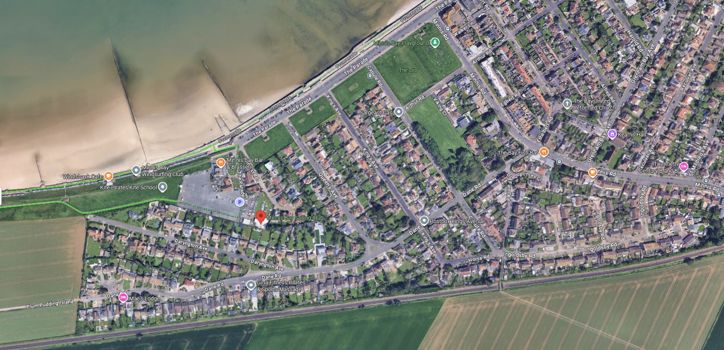 Minnis Bay Sailing Club Location Map